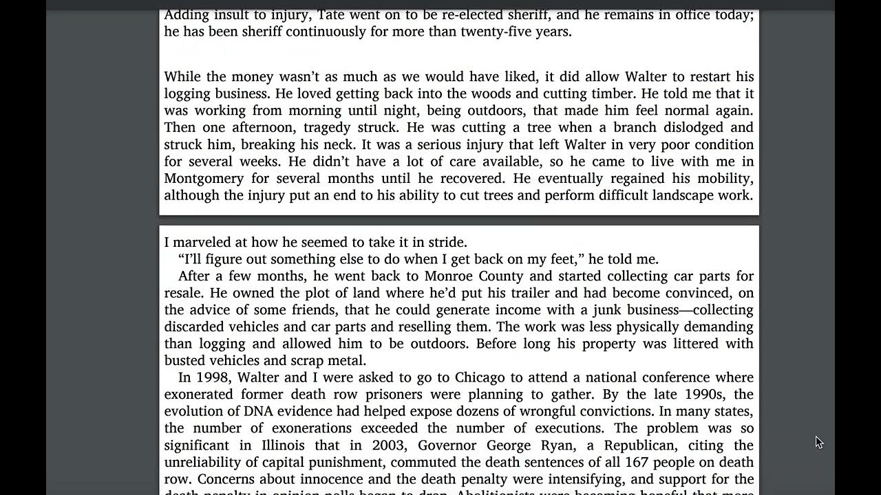 Just Mercy Chapter 13 YouTube