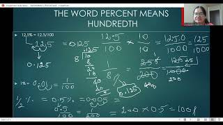 GRE MATHEMATICS: PERCENTS;FRACTIONS; AND DECIMALS - CONVERSIONS