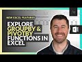 Explore groupby and pivotby functions in excel new excel features