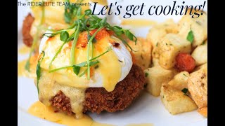 How to Cook Crab Cake Benedict, Potatoes O’Brien & make Coffee Martini | The RIDER ELITE TEAM by The Rider Elite Team 29 views 7 months ago 1 hour, 51 minutes