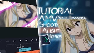 TUTORIAL SPLIT TRANSITION TERGAMPANG DI ALIGHT MOTION !!!