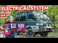 The CLEANEST Camper Van Electrical System - JDM Adventure Van Build (Pt. 3)