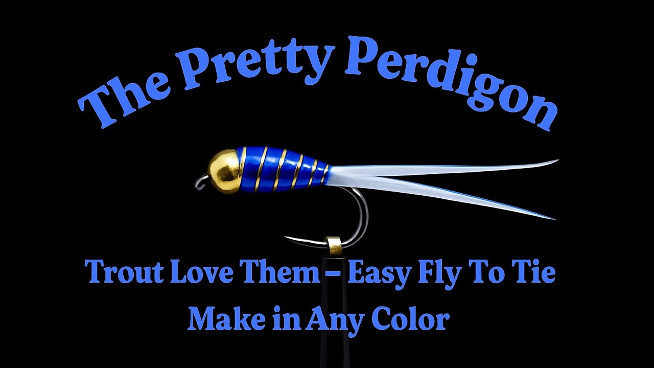 Great Fly To Tie - The Perdigon Nymph  Make in Any Color  -  Quick and Fast