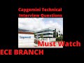 Capgemini Technical Interview Questions/ECE BRANCH/MUSTWATCH