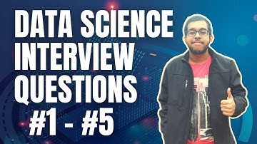 Data Science Interview Questions 1 to 5 | Data Science | Machine Learning | Shivek Maharaj