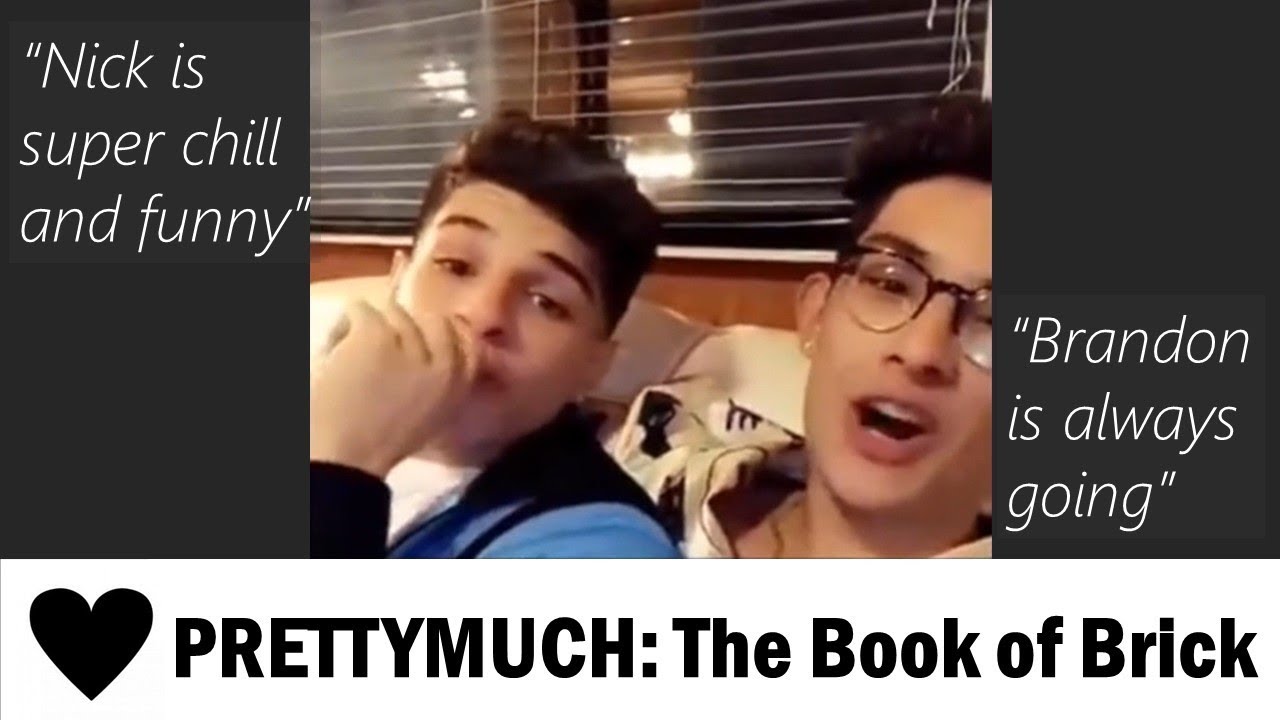 PRETTYMUCH Chronicles #9: The Book of Brick (Brandon & Nick)