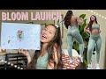 NEW buffbunny bloom launch try-on haul | sizing, pricing, crossover leggings, tennis skirt!?!