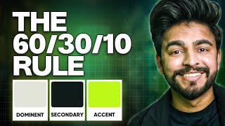 60-30-10 Rule for Website Design | How to Choose the Perfect Colors 😍