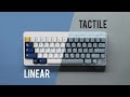 Linear VS Tactile Switch Typing Sounds