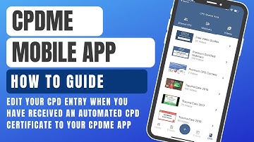 Make recording your continuing professional development (CPD) simple with our free mobile CPDme app