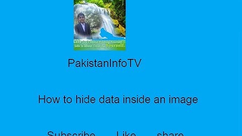How to hide data inside image | computer network security | Steganography-2020