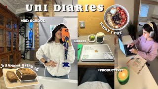 Slice Of Life 🍂 uni diaries, studying, what I eat, banana bread recipe, hospital placement +