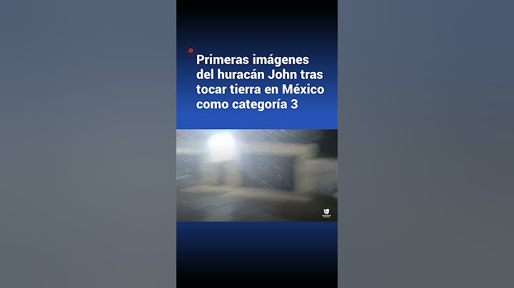 Huracán John toca tierra en México como categoría 3: las primeras imágenes