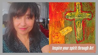 EASY Christian Art Tutorial for Beginners: Mixed Media Techniques to Inspire Your Faith