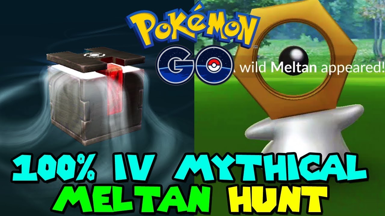 Hunting Perfect 100 Iv Meltan In Pokemon Go Youtube
