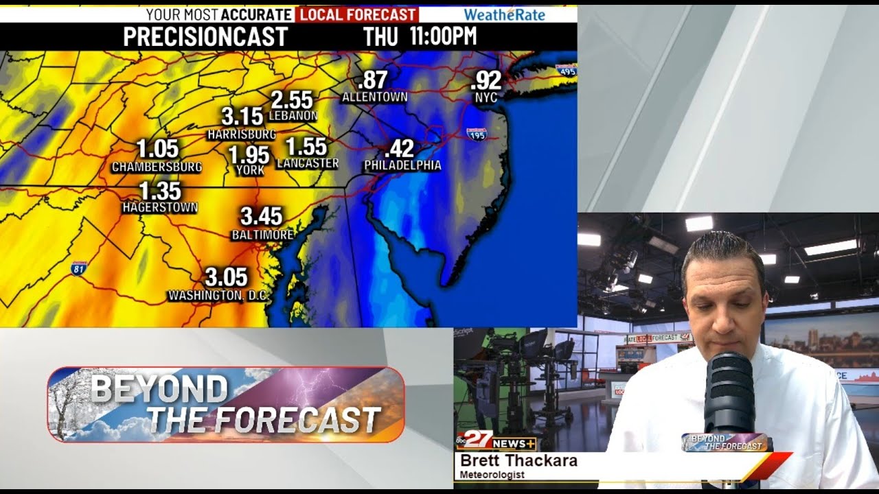 Brett's Beyond The Forecast: Assessing Rainfall Totals For Thursday ...