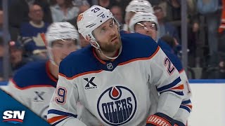 Oilers' Leon Draisaitl Buries Loose Puck For Late Equalizer vs. Maple Leafs