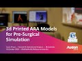 3d printed aaa models for presurgical simulation