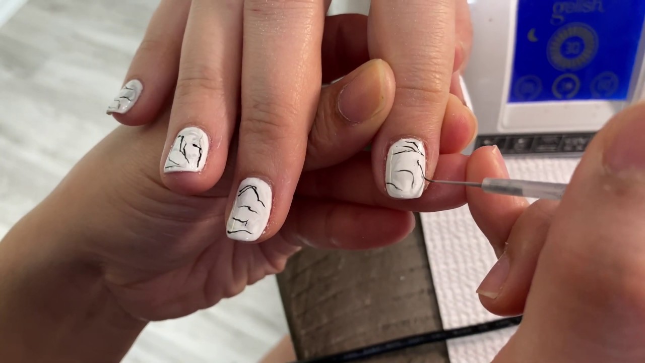 3. Marble Nail Design Tutorial - wide 11