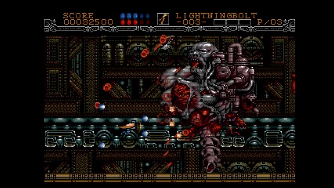 Gynoug (ジノーグ) - Mega Drive - Level 4