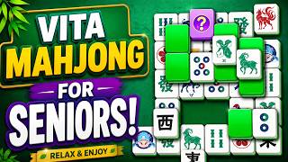 Relaxing Vita Mahjong for Seniors - Let’s Clear Another Board! screenshot 3