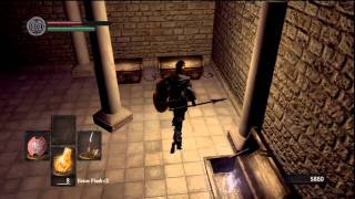 Dark Soul - Anor Londo (2nd Bonfire) Havel Armor Set, Greatshield, Dragon Tooth, Occult Club