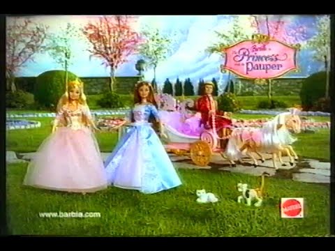 2004 Barbie as the Princess and the Pauper Commercial (15 sec)
