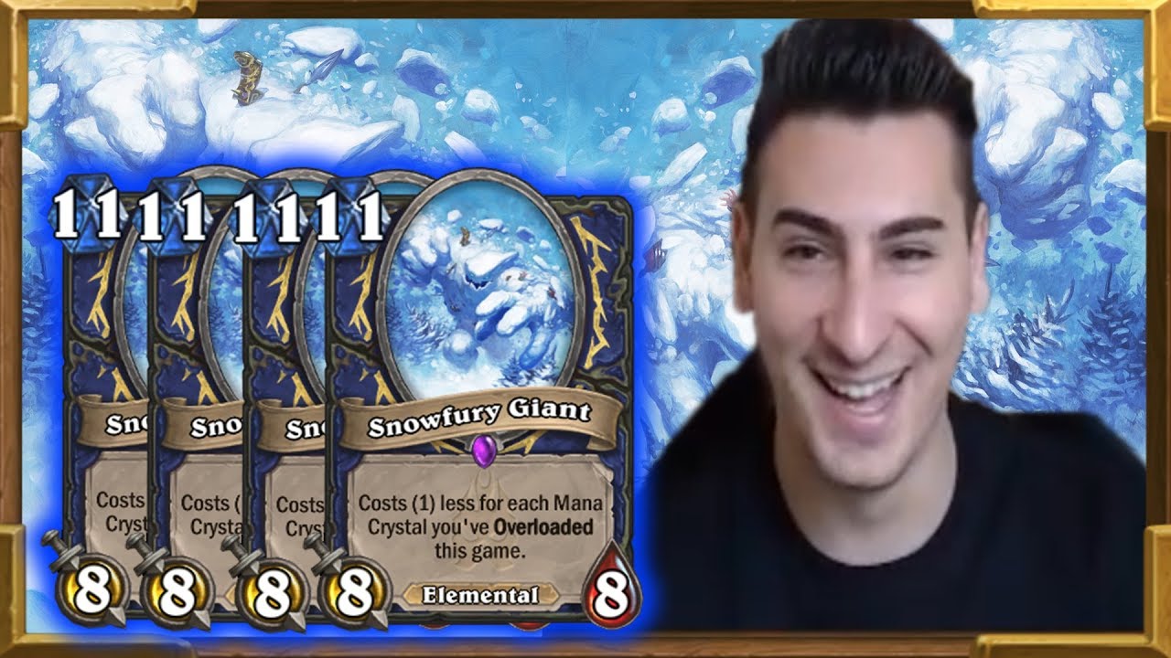 Hearthstone: The Army Of Snowfury Giant With Shudderwock!