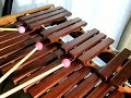 20【KOROGI卓上木琴】desk xylophone improvisation「ルービックキューブ」YAMAHA ME-105×YAMAHA ME-104