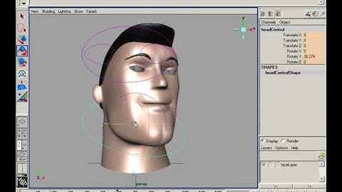 Facial Animation and Lip Sync. Part 4. Autodesk Maya