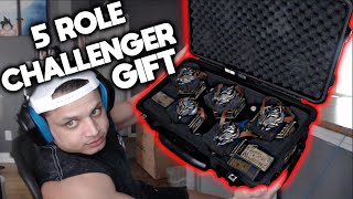 Tyler1 Unboxing - Gift From Riot Games for Getting Challenger on 5 Roles
