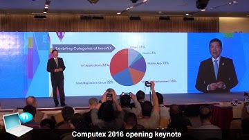 Computex 2016 opening keynote and d&i design awards