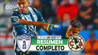 Pachuca vs Club America  | Resumen Y Goles | Liga BBVA Clausura 2024 De Final IDA