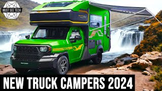 Best Truck Campers Making the News in 2024: Floorplans, Interiors and Prices