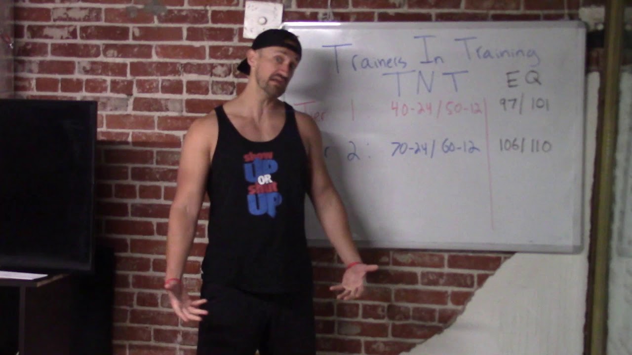 Trainer's In Training (TNT) Equinox Tier 1 & 2 Show Up Fitness
