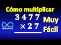 3. Cómo realizar una multiplicación por dos cifras paso a paso. EJERCICIO RESUELTO