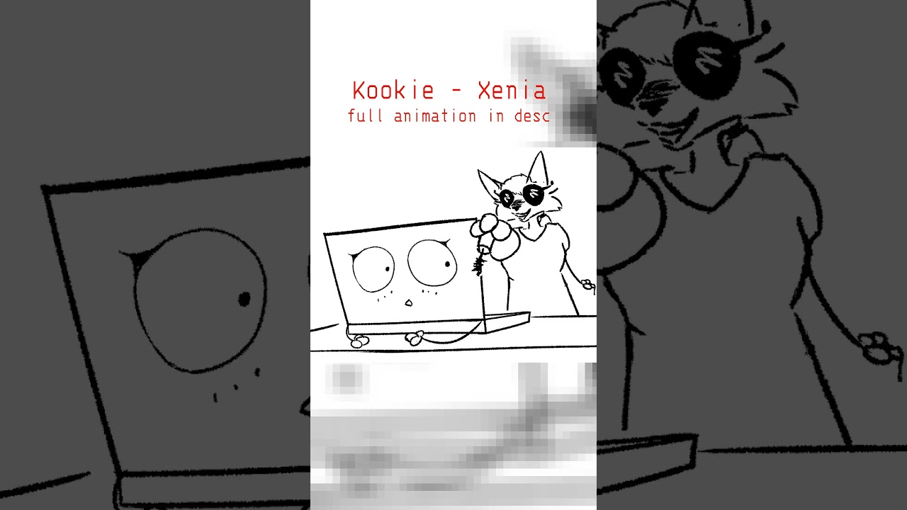 im very normal about xenia and thinkpads #animation #musicvideo #furry #linux #xenia
