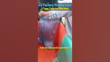 Koller 2 tons tube ice machine in customer site #casestudy #icefactory#icemachinefactory