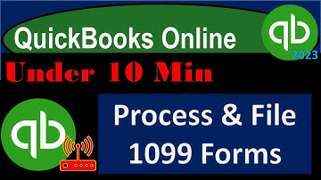 Process & File 1099 Forms - QuickBooks Online 2023