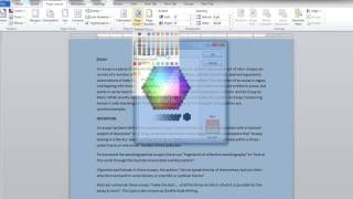 How to Change Page Background Color in Word