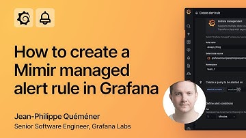 How to create a Mimir managed alert rule in Grafana
