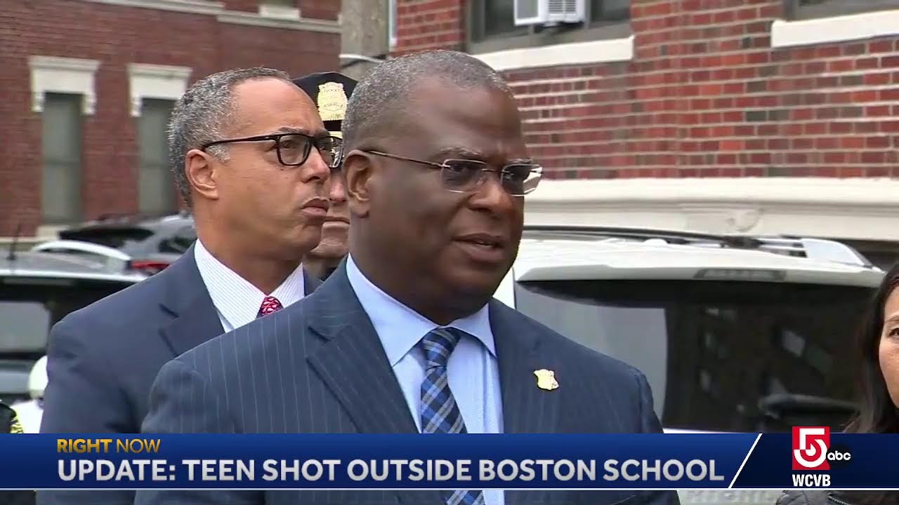 Update on shooting outside Boston school YouTube