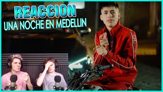 [REACCION] Cris MJ - Una Noche En Medellín (Official Music Video)