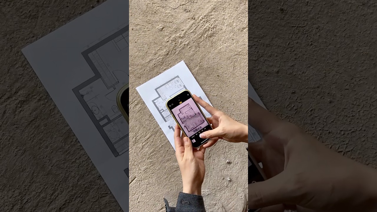 Simply take a photo and turn ur floor plan into 3D model!!