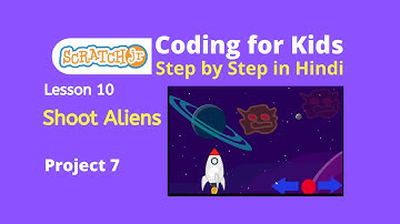 Make a Space Battle Game #Alien Shooter Game in Scratchjr