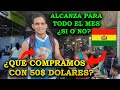 ➜Cuánta Comida ¿PODEMOS Comprar? con 50$ Dolares en un MERCADO Boliviano🇧🇴 ¿Alcanzará Para el Mes?😱