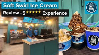 Soft Swirl Karachi Best Ice Cream Review- Bahadurabad Food Street Location Menu Price Shakes Sundaes screenshot 5