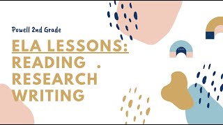 Week 8 Day 2: Reading, Research and Writing