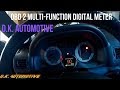 OBD 2 Multi-Function digital meter istallation Review & Testing in Skoda Octavia RS