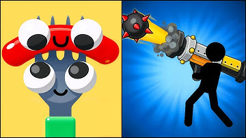 Fork N Sausage VS Bazooka Boy Game - All Levels SpeedRun Gameplay